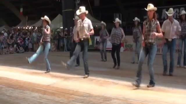 West Party line dance - WILD COUNTRY - Voghera Country Festival 2010 смотреть онлайн
