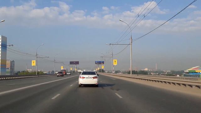 Новосибирск. Мост через Обь смотреть онлайн