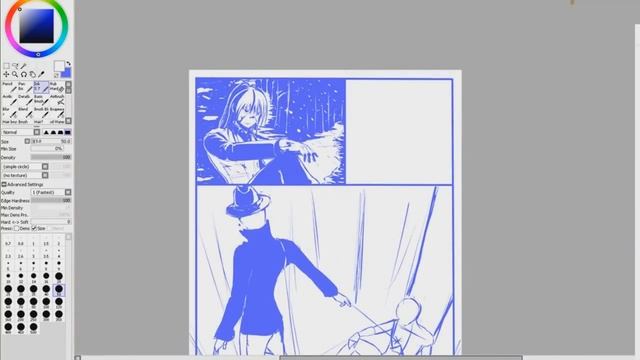 Рисуем мангу \ Soul inqisition 03 \ Paint Tool SAI смотреть онлайн