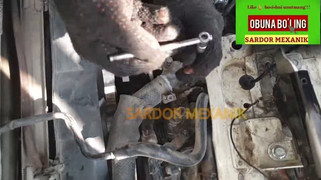 DAMAS  AVTOMOBILIGA  TERMOSTAT ALMASHTIRISH!! ЗАМЕНА ТЕРМОСТАТА ДЛЯ АВТОМОБИЛЯ DAMAS !!