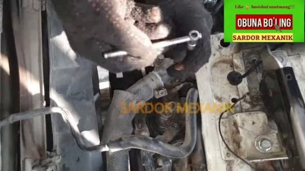 DAMAS AVTOMOBILIGA TERMOSTAT ALMASHTIRISH!! ЗАМЕНА ТЕРМОСТАТА ДЛЯ АВТОМОБИЛЯ DAMAS !!