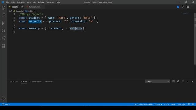 JavaScript - Learn how to Merge Objects in JavaScrript смотреть онлайн