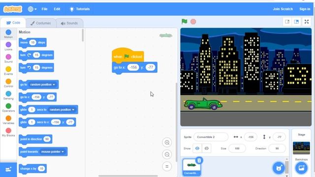 Scratch Basics Episode 7: Make Your Sprite Move Left & Right смотреть онлайн