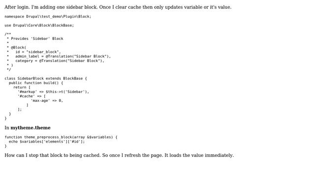 Drupal: How to prevent a block from being cached? (2 Solutions!!) смотреть онлайн
