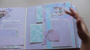 Скрапбукинг/АЛЬБОМ РУЧНОЙ РАБОТЫ 30*30 см/DIY album