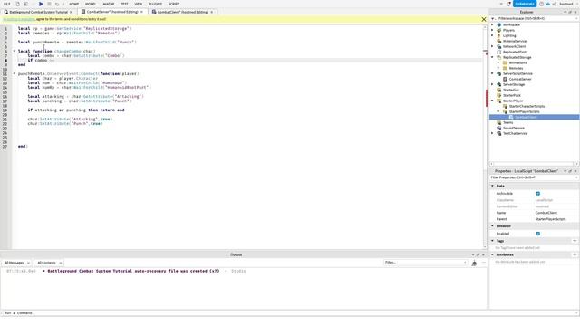 How To Make Battlegrounds Combat System Part1 (Roblox Studio) смотреть онлайн