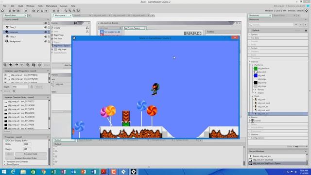 Zool- Game Maker Studio 2 - Video 12 Finish Slopes Part 3 смотреть онлайн