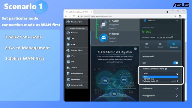 How to Setup Wired Connection between AiMesh Routers? | ASUS SUPPORT смотреть онлайн