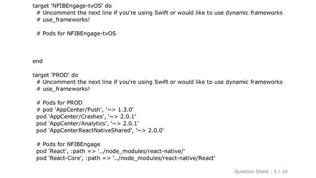 iOS : AppDelegate.h:8:9: fatal error: 'React/RCTBridgeDelegate.h' file not found #import React/RCTB смотреть онлайн