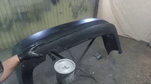 как загрунтовать бампер чтобы краска не отваливалась