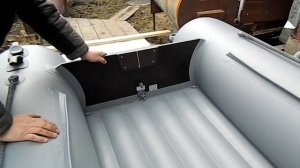 Обзор лодки ПВХ с надувным дном и трранцем.Ракета 320