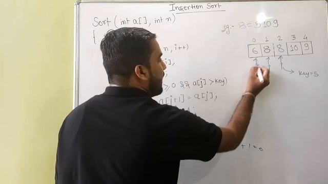 Insertion Sort Explained With Solved Example in Hindi l Design And Analysis Of Algorithm Course смотреть онлайн