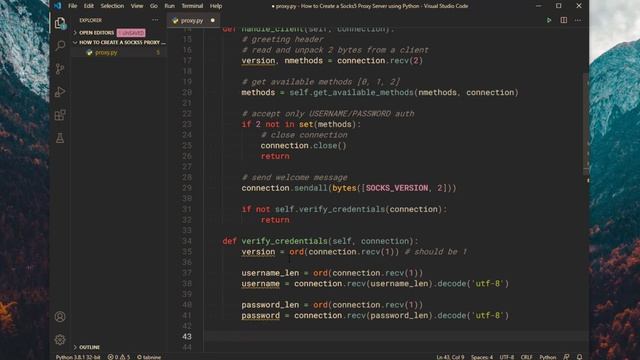 How to Create a Socks5 Proxy Server Using Python | .bashrc смотреть онлайн