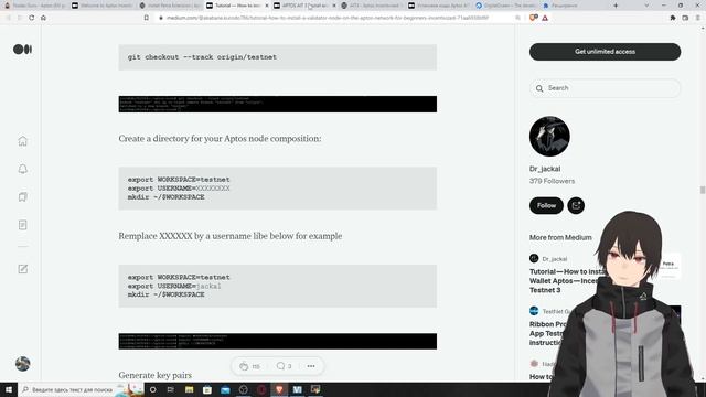 Aptos участвуем в AIT3 (различные способы установки ноды, script, source, docker) смотреть онлайн