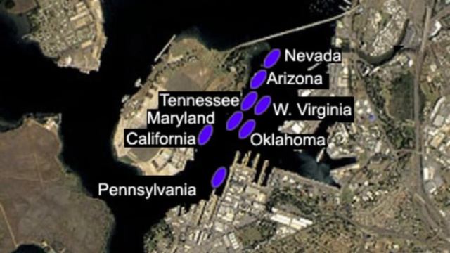 Battleship Row At Pearl Harbor. смотреть онлайн