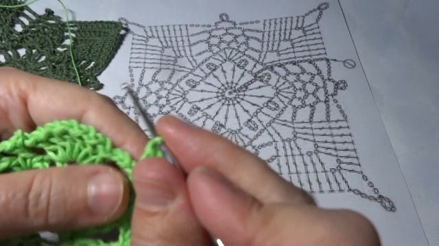 Цветочный мотив крючком | Подробный урок по вязанию смотреть онлайн