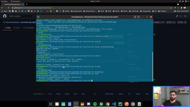 Git Branch Yönetimi ve Pull Request | Git Expert #2 смотреть онлайн