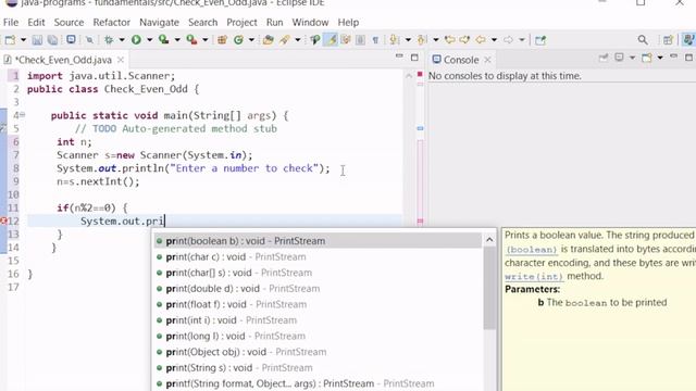 WAP To Check Number Is Even or Odd In JAVA | No Bug! смотреть онлайн