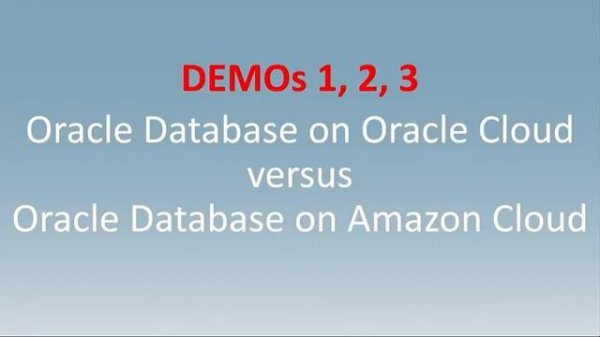 Oracle Announcement: Introducing Oracle Autonomous Database Cloud