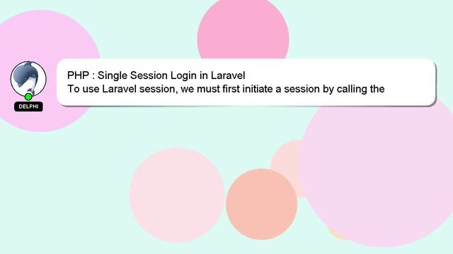 PHP : Single Session Login in Laravel смотреть онлайн
