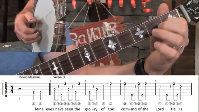 The Battle Hymn of the Republic Banjo Lesson! смотреть онлайн