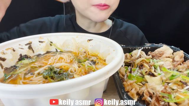 ASMR 열무국수, 대패삼겹살 / NOODLES & SAMGYEOPSAL (EATING SOUNDS) смотреть онлайн