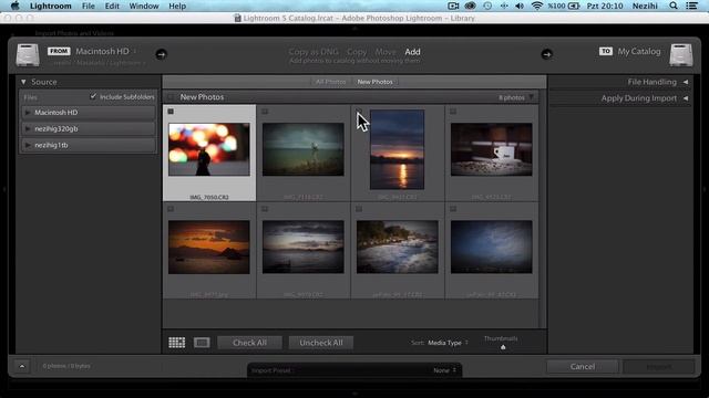LIGHTROOM IMPORT NASIL YAPILIR (Lightroom Dersleri) смотреть онлайн