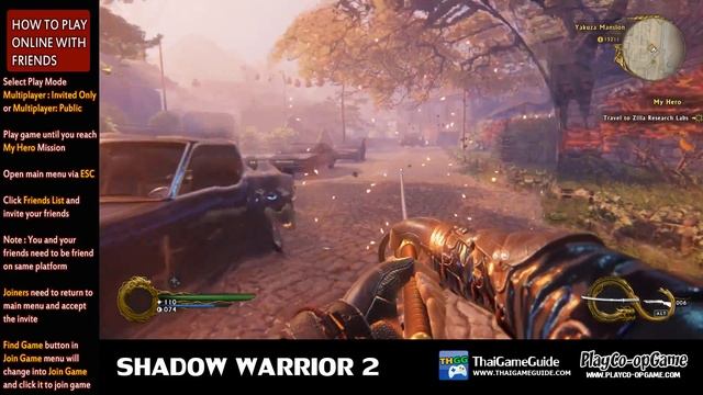 Shadow Warrior 2 - How to play Online with Friends смотреть онлайн