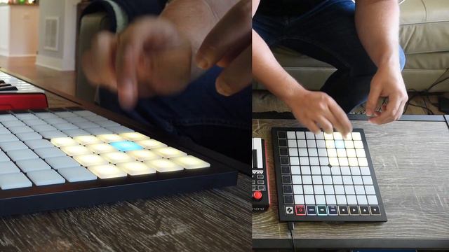 NOVATION LAUNCHPAD X: I made my first loop with the Launchpad X and the Akai MPK Mini MKII смотреть онлайн