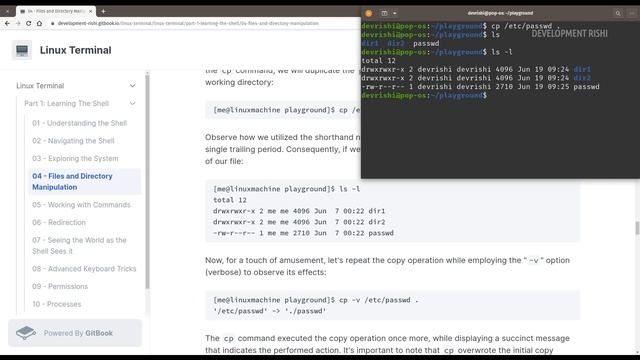 Files and Directory Manipulation | Linux Terminal смотреть онлайн
