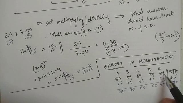 Vinay Sir - Errors in Measurement - L3 - Multiplication and Division Rule, mean absolute error смотреть онлайн
