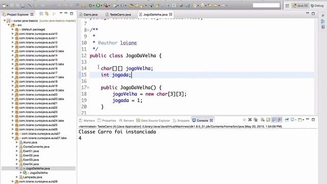 Curso de Java 29 - Orientação a Objetos: Construtores смотреть онлайн
