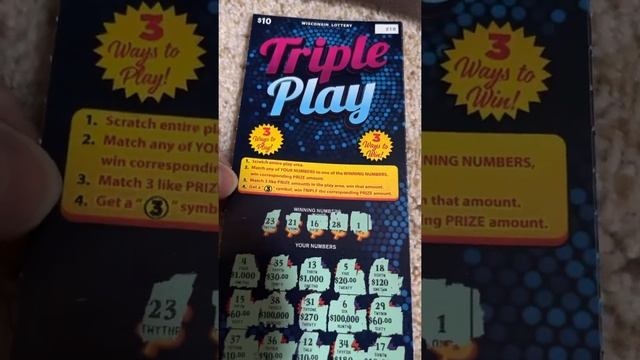 Wisconsin Scratcher * $5 Mystery Letter Crossword * x2 NEW $10 Triple Play Tickets * Lottery смотреть онлайн