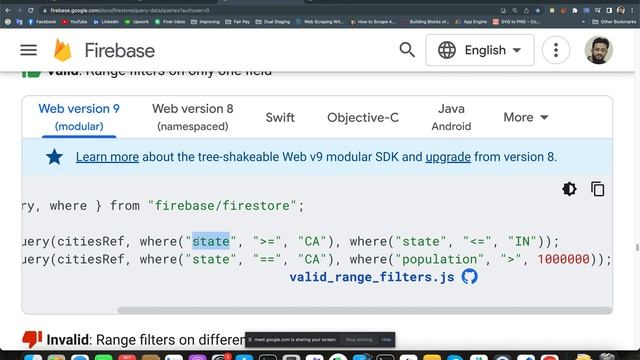 Firebase Firestore Web (Part 2 of 2) Version 9.10.0 (Class 3) смотреть онлайн