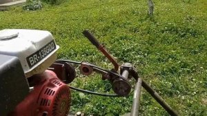 Мотоблок Брайт 135. модернизация адаптера косилки.