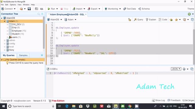 Update Documents In MongoDB
