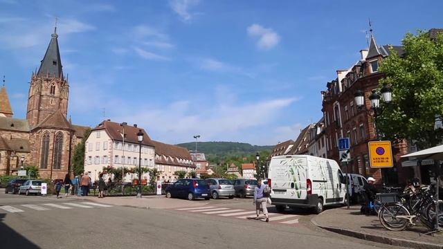 France Alsace Wissembourg City center / France Alsace Wissembourg Centre ville смотреть онлайн