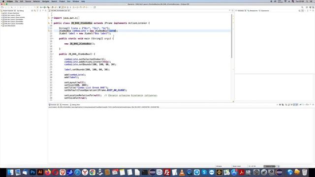 046 Java Dersleri : JComboBox getSource() ActionListener смотреть онлайн