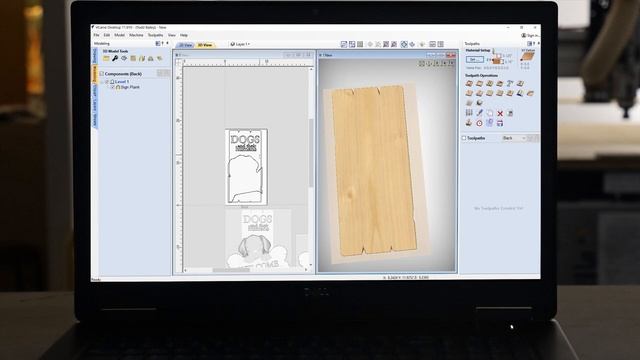 Creating A Furry Friends Dog Sign | Getting You Started | CNC Clipart Model Project смотреть онлайн