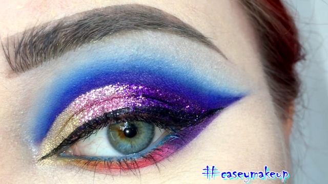 Ксения Саватеева. Яркий цветной макияж глаз смотреть онлайн