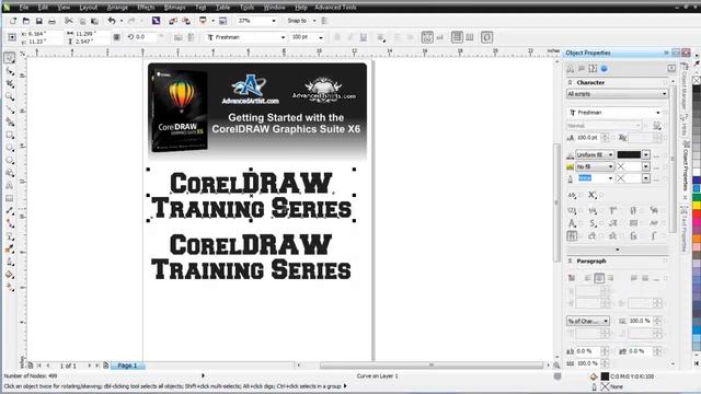 CorelDRAW X6 for working with text смотреть онлайн