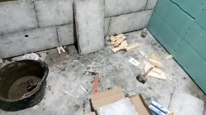 Плитка в санузле каркасного дома