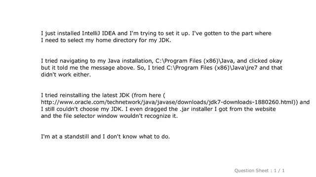 Windows : IntelliJ IDEA "The selected directory is not a valid home for JDK" смотреть онлайн