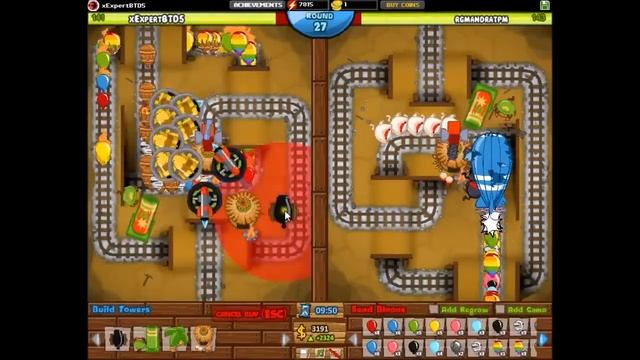 TOWER BATTLES COMMUNITY! - #12: Bomb Tower Vs. Ninja Monkey - (Bloons TD Battles Tournament) смотреть онлайн