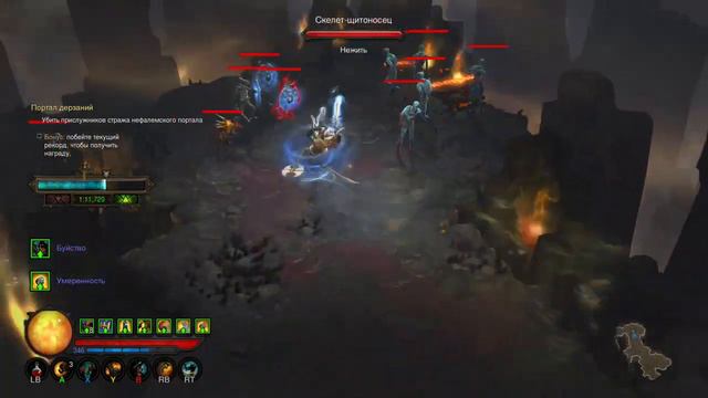 Diablo III UEE, варварша в ПД смотреть онлайн