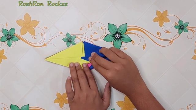 How To Make A Christmas Star Paper craft | Simple easy 5 Pointed Star | Multicolor Star Origami DIY смотреть онлайн