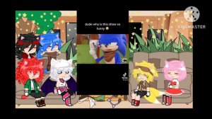 ⚡| Gacha Sonic and friends react to Sonic! | Sonadow | Angst | part 1 | Bad Eng |⚡