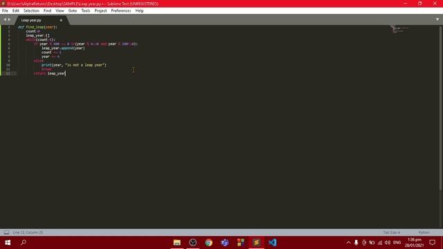 Write a program to find the next 5 leap years? (Python) смотреть онлайн