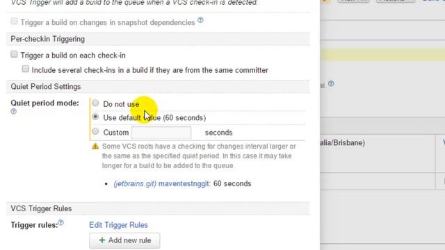 Adding build triggers in TeamCity смотреть онлайн