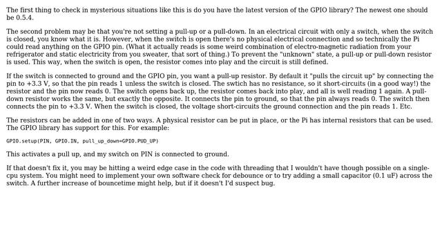 Raspberry Pi: How does python GPIO bouncetime parameter work? (5 Solutions!!) смотреть онлайн